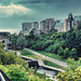 Ottawa, View across Rideau Canal to Parliament Hill and Business Centre - 2007