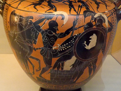 Ipernity: Detail Of A Black Figure Hydria Attributed To The Leagros 