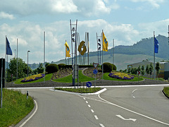 Verkehrskreisel in Bühl