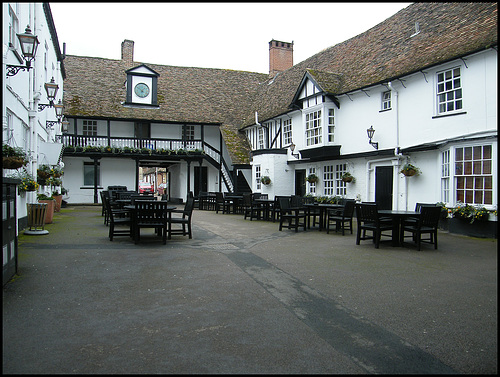 George Inn courtyard