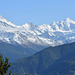 Les Alpes valaisannes enneigées avec le Weisshorn et le Zinalrothorn ...