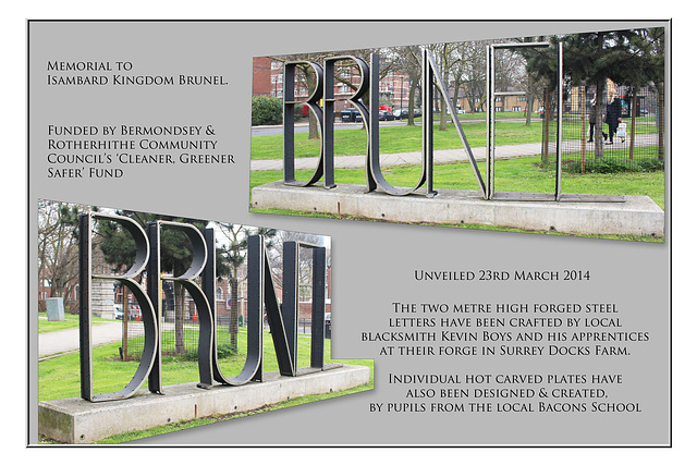 Brunel letter memorial - 23.3.2014