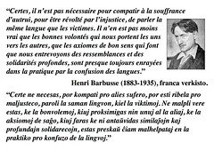 EO-FR — Henri Barbusse : Lingvokonfuzo / Confusion des langues