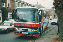 Mil-Ken Travel VWL 817 in Mildenhall - 31 Dec 1991