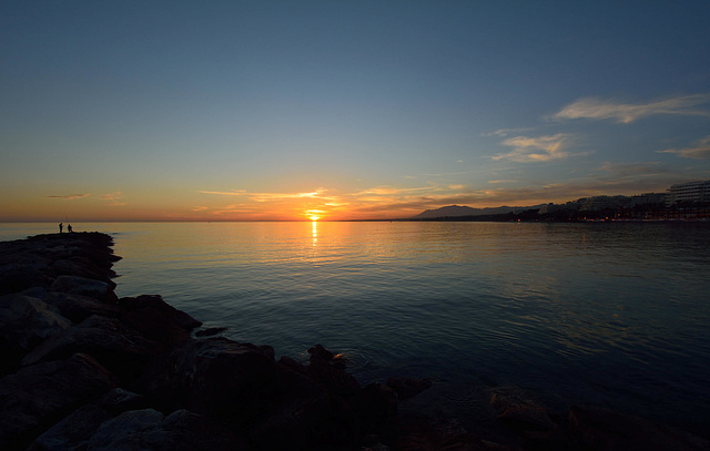 Sunset at Marbella
