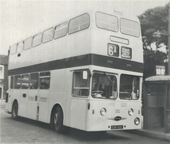 Rochdale Corporation 332 (EDK 132C) at Littleborough - Nov 1966