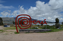 The Sign on the Peruvian-Bolivian Border