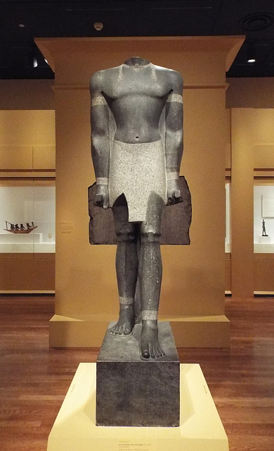 Statue of Senkamanisken in the Virginia Museum of Fine Arts, June 2018
