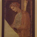 Wall Painting Fragment of an Architectural Vista with a Female Figure from Stabiae in the Naples Archaeological Museum, June 2013