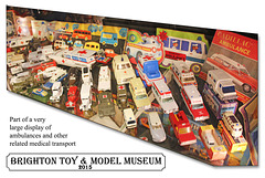 Ambulance models 1 - Brighton Toy & Model Museum - 31.3.2015