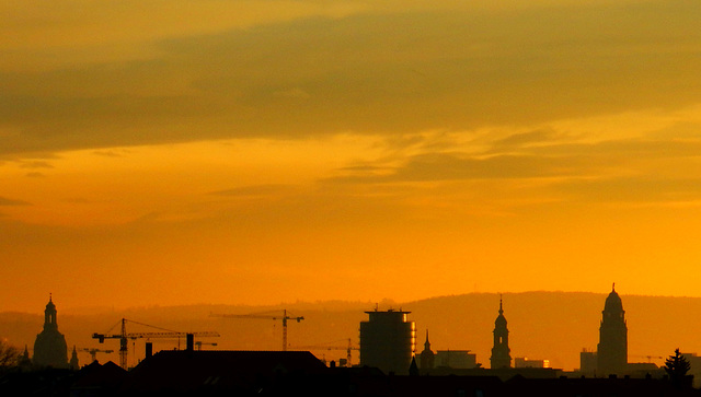 Dresden im Morgenrot