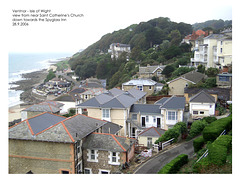 Ventnor - a view from near St Catherine's Church to the Spyglass Inn - 28 9 2006