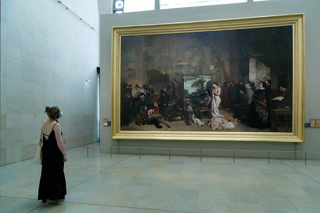 "L'atelier du peintre" (Gustave Courbet - 1855)
