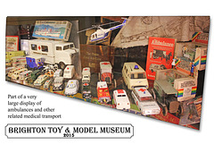 Ambulance models 2 - Brighton Toy & Model Museum - 31.3.2015