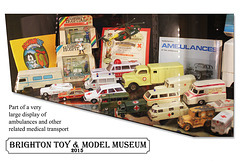 Ambulance models 3 - Brighton Toy & Model Museum - 31.3.2015
