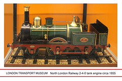 LT Museum North London Railway 2-4-0T model