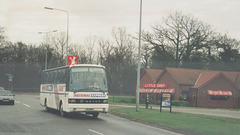 Chenery RYG 684 (later to become K127 OCT)  (National Express livery) 22 Jan 1995