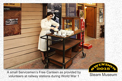 Servicemen's Free Canteen - at the Steam Museum - Swindon - 18.8.2015