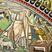 Ravenna 2017 – Basilica of San Vitale – Angel stopping Abraham from killing his son Isaac