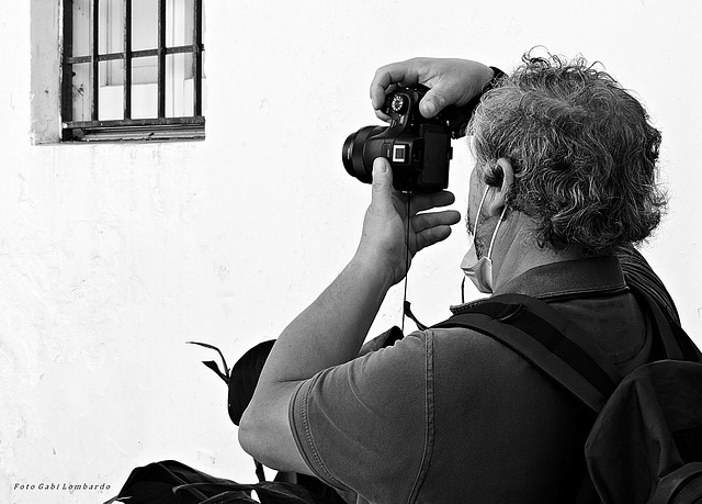 the photographer and the window