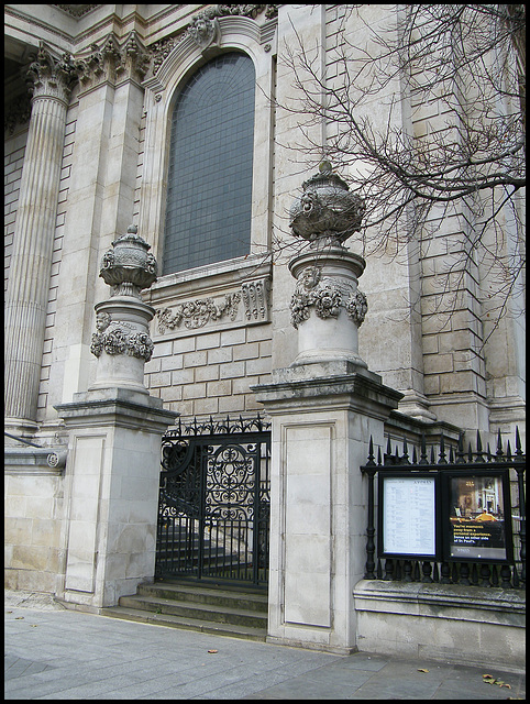 St Paul's gateposts