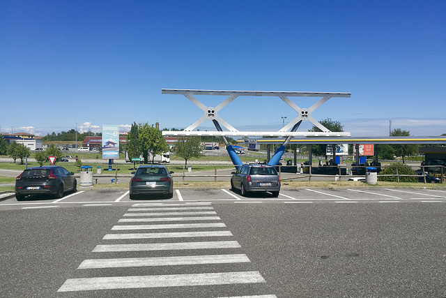 Motorway service station in Italy
