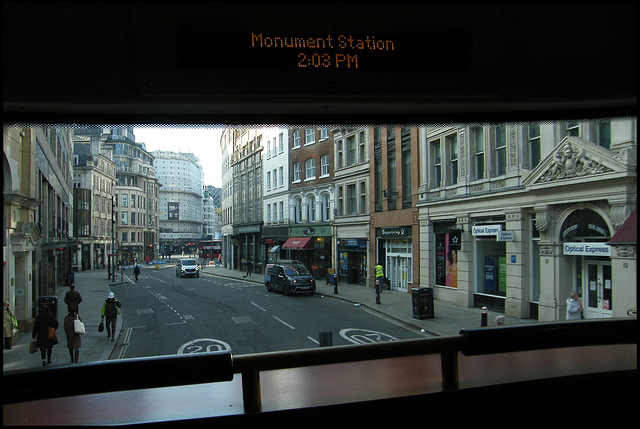 approaching Monument Station