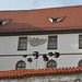 Füssen, Sundial on the Wall of Franziskanerkloster