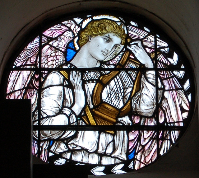 1920s Powell & Son Stained Glass, St Mary's Church, Weymouth, Dorset