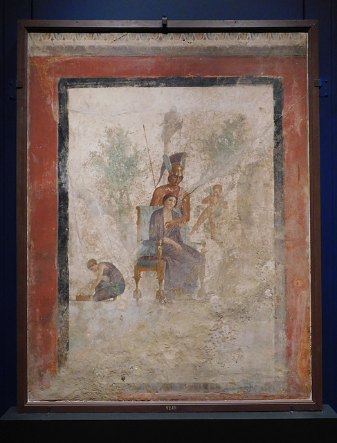 Fresco with Venus and Mars from the House of Punished Love in Pompeii, ISAW May 2022