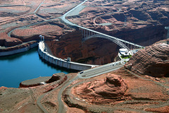 The Glen Canyon Dam from the Air 19th September 2011