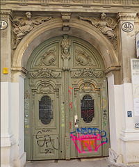 1 (76)...austria vienna ...old door...graffiti :(