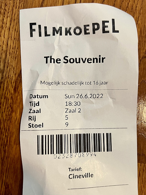 Ticket to The Souvenir