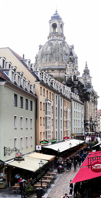 Blick in die Münzgasse, Frauenkirche