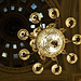 Library chandelier and dome