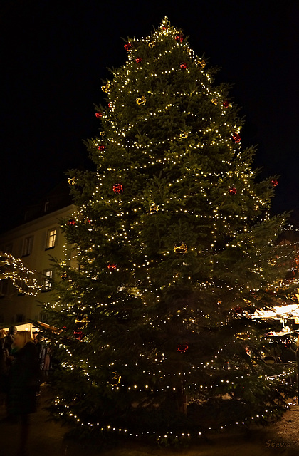 Weihnachtsbaum in (Lichter-)Ketten ;-)