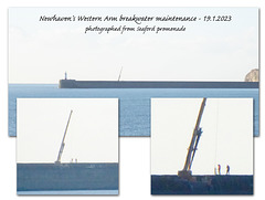 Newhaven breakwater maintenance 19 1 2023