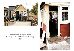 Hythe station signal box RH&DR 1994