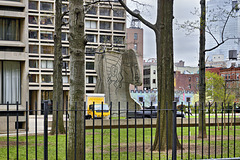 Bust of Sylvette – Between Bleecker and Houston Streets at LaGuardia Place, New York, New York