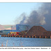 Skip-It yard fire from Denton Island - Newhaven - 6.12.2014