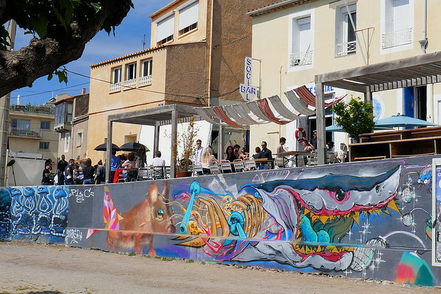 Street art - K Live 2018 à Sète