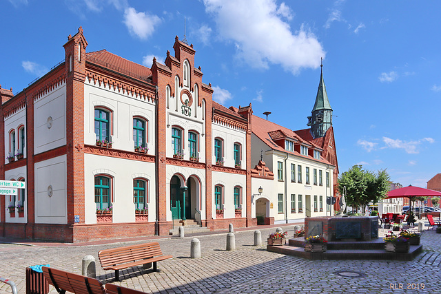 Krakow am See, Marktplatz