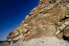 Millook Haven cliff detail 1