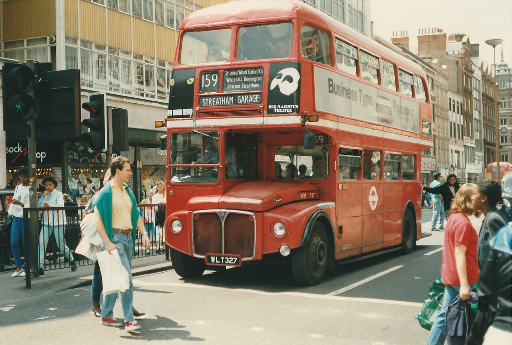 London RM327 (WLT 327) - 20 Jun 1987
