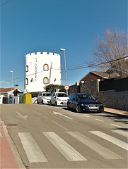 Our 'moorish' tower on a sunny day. Algete street scene no. 12