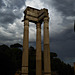 Regenwolken über Rom