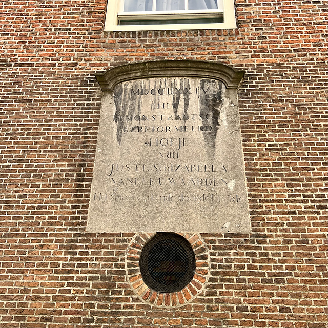 Haarlem 2022 – Stone of the Remonstrants Hofje