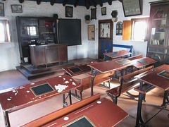 Class room in village public school.