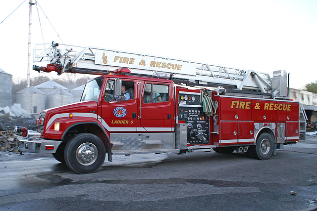 Fire And Rescue Ladder Truck No. 6