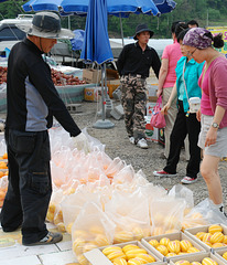 Südkorea: Melonen-Verkäufer - Fruit Seller